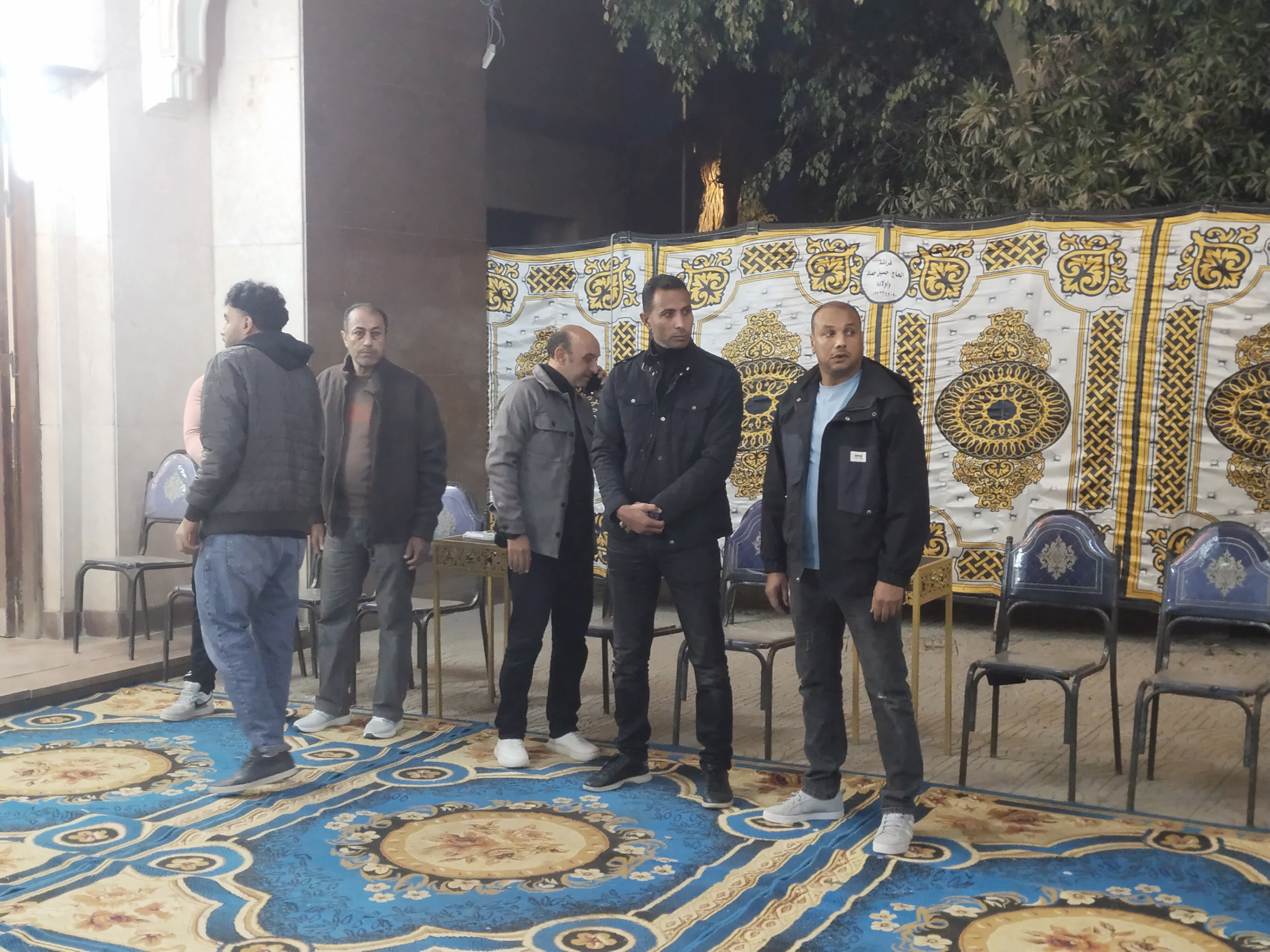 بدء عزاء والدة وائل القباني (9)