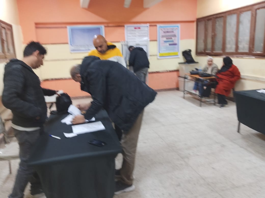 ناخب يدلى بصوت فى الانتخابات البرلمانية