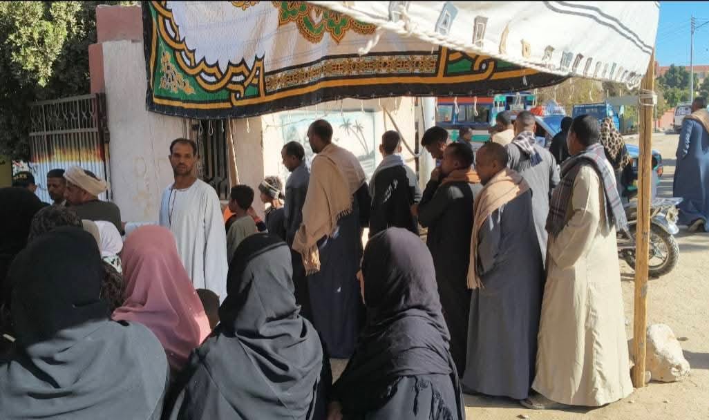 المرأة المنياوية تتصدر مشهد اقبال الناخبين (1)