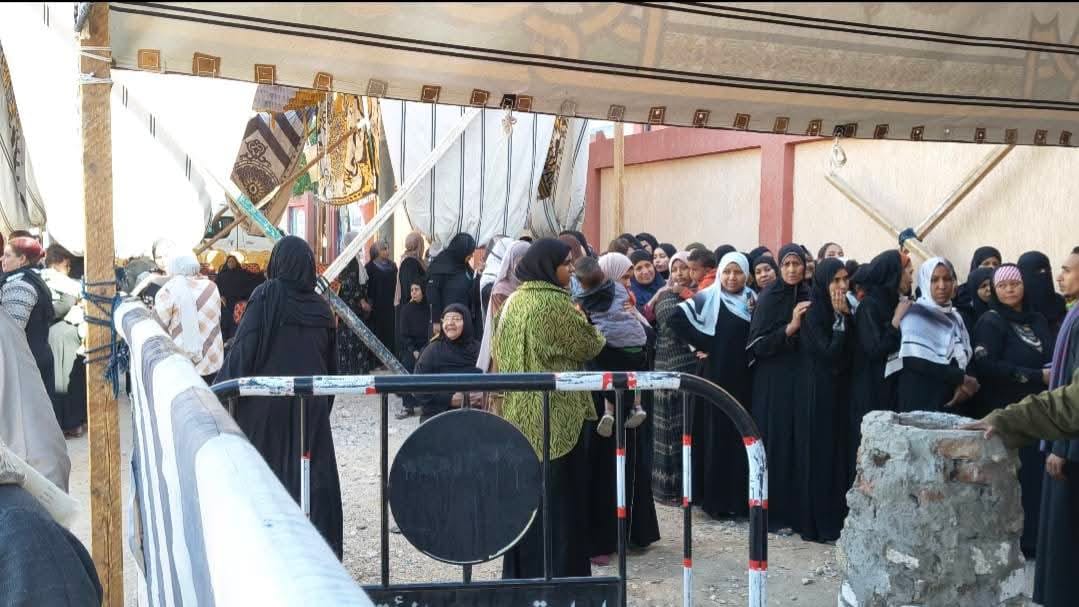 المرأة المنياوية تتصدر مشهد اقبال الناخبين (2)