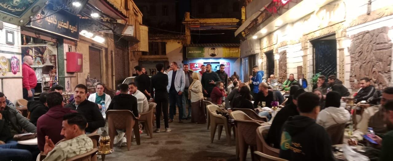 حمله على مقاهى محطة الرمل