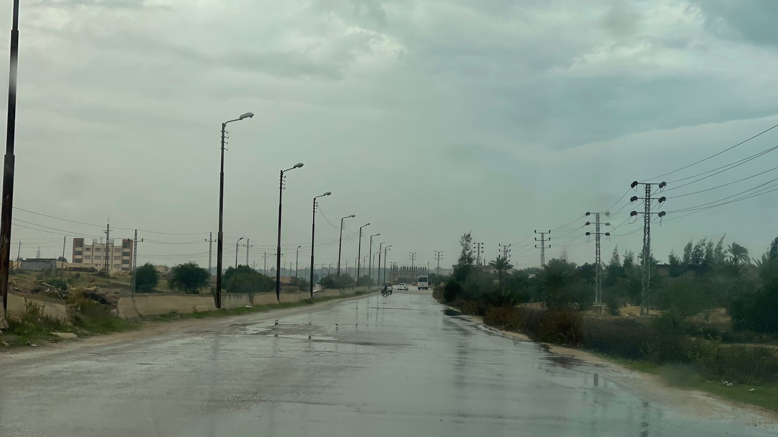 امطار غزيره علي شمال سيناء (2)