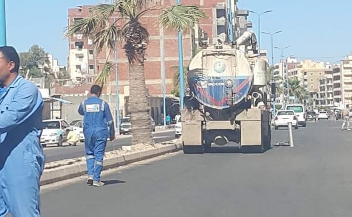 مطروح تنتهي من تطهير الشنايش ومخرات السيول