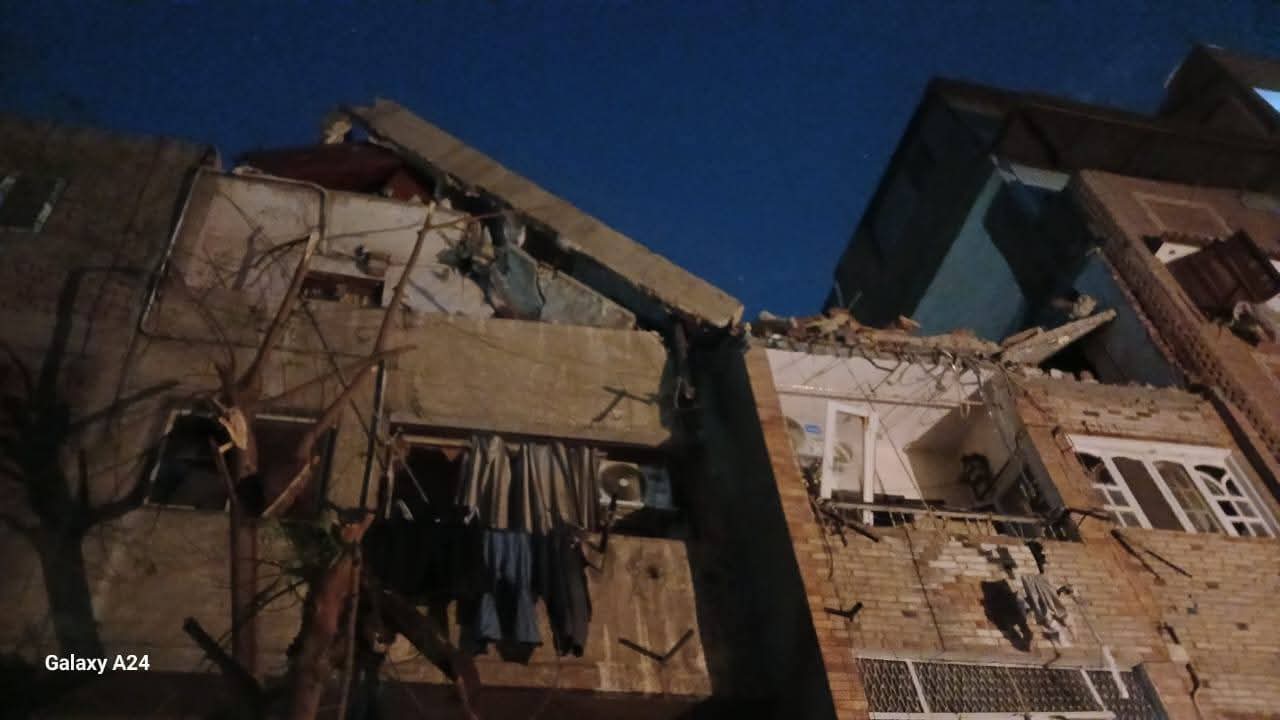 انهيار عقار إمبابة (3)