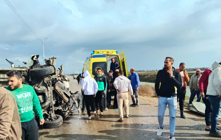 جانب من اثار الحادث