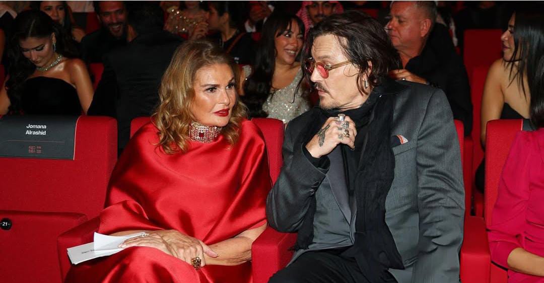 يسرا مع جوني ديب