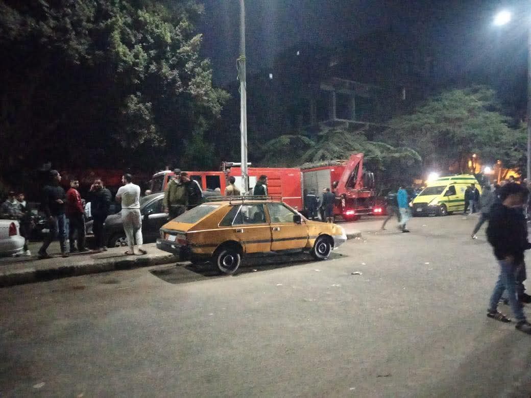 انهيار عقار إمبابة (10)