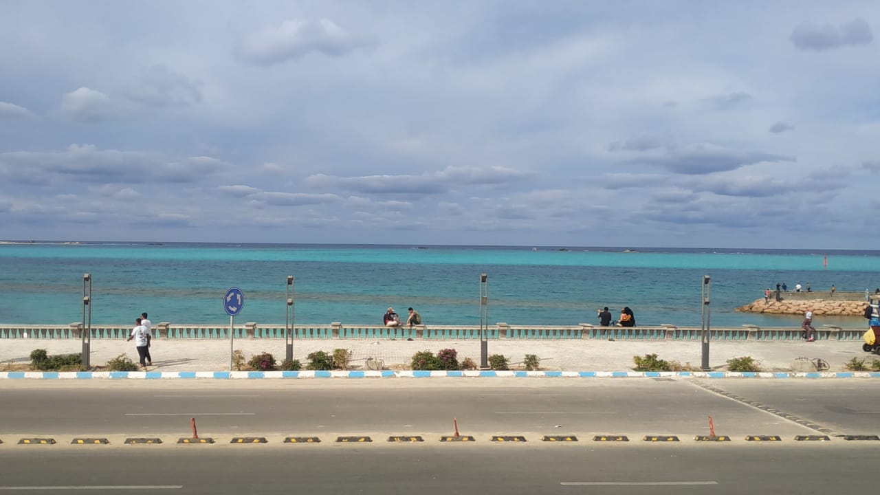 جواء الشتاء الرائعة على بحر مطروح جواء الشتاء الرائعة على بحر مطروح