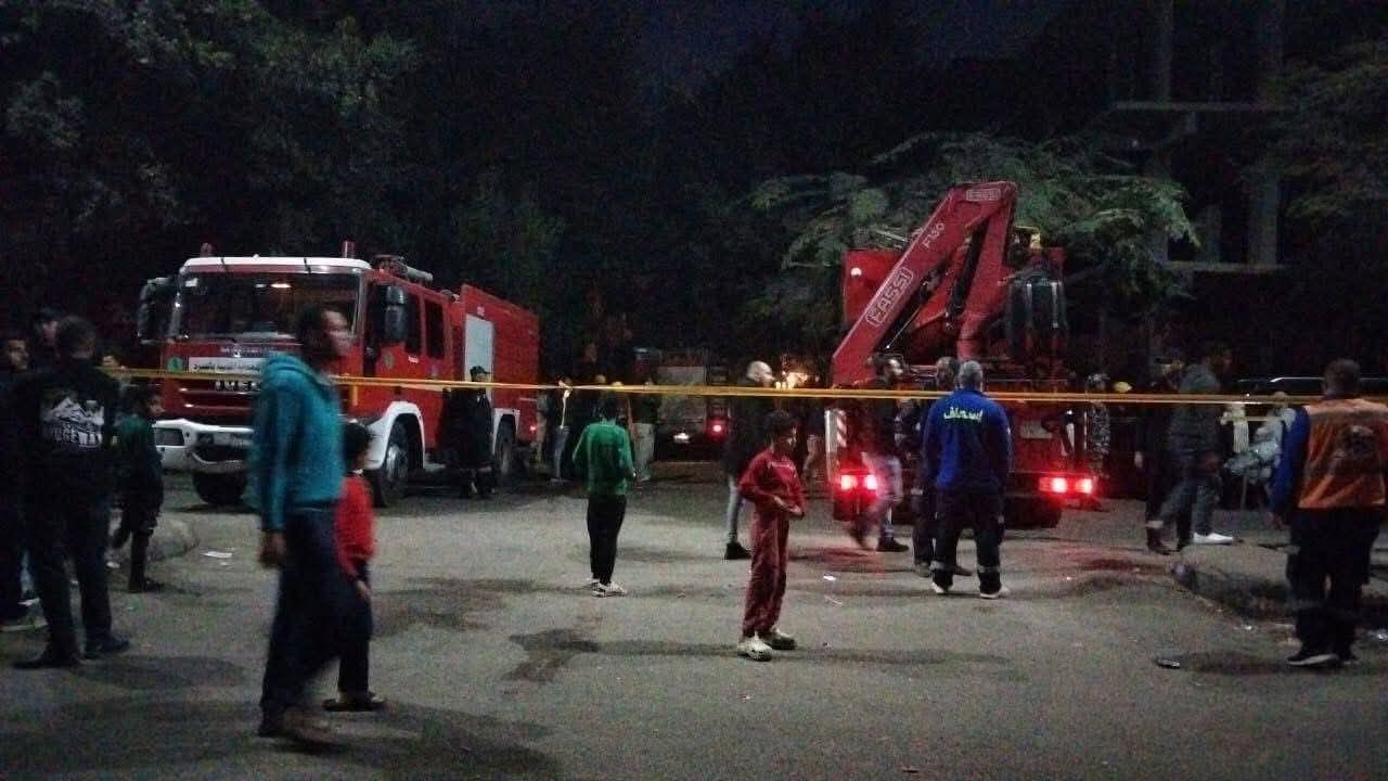 انهيار عقار إمبابة (5)