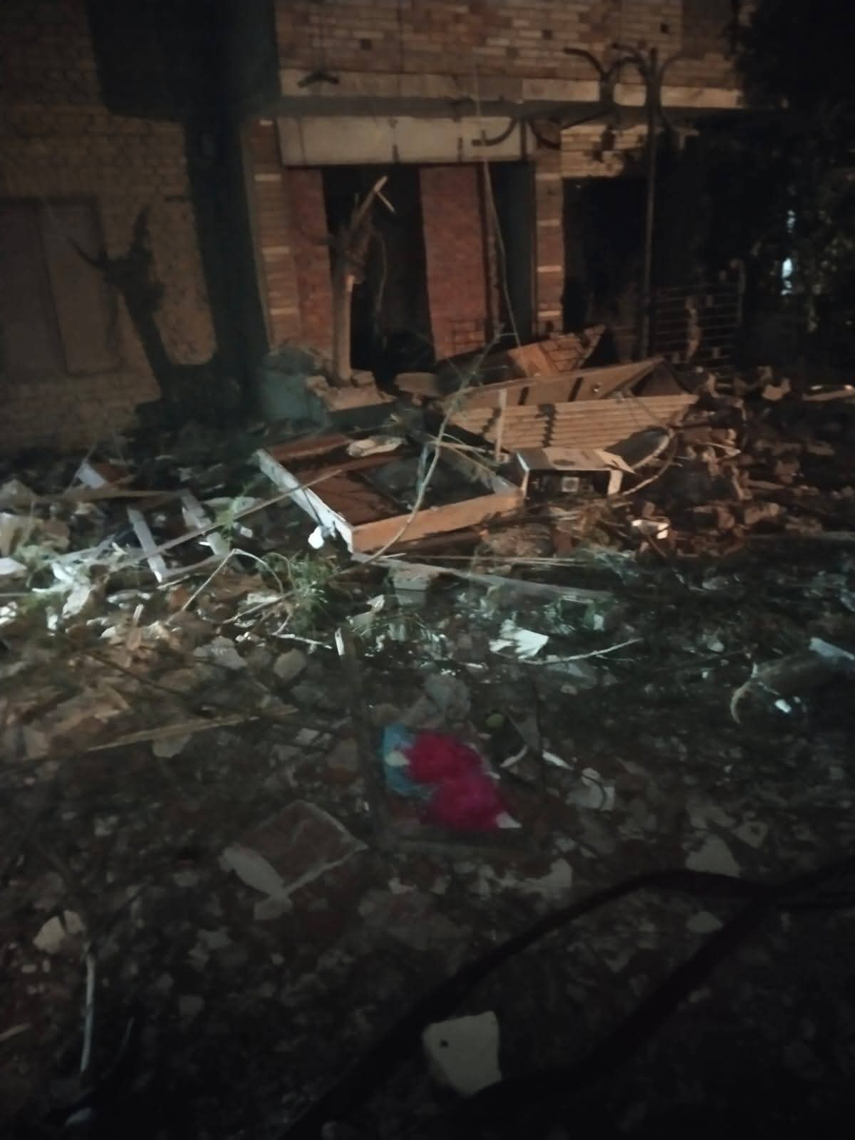 انهيار عقار إمبابة (1)