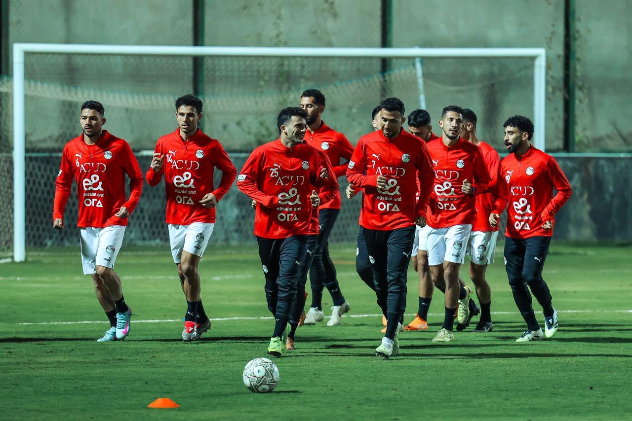 التدريب الأول للمنتخب في مصر التدريب الأول للمنتخب في مصر
