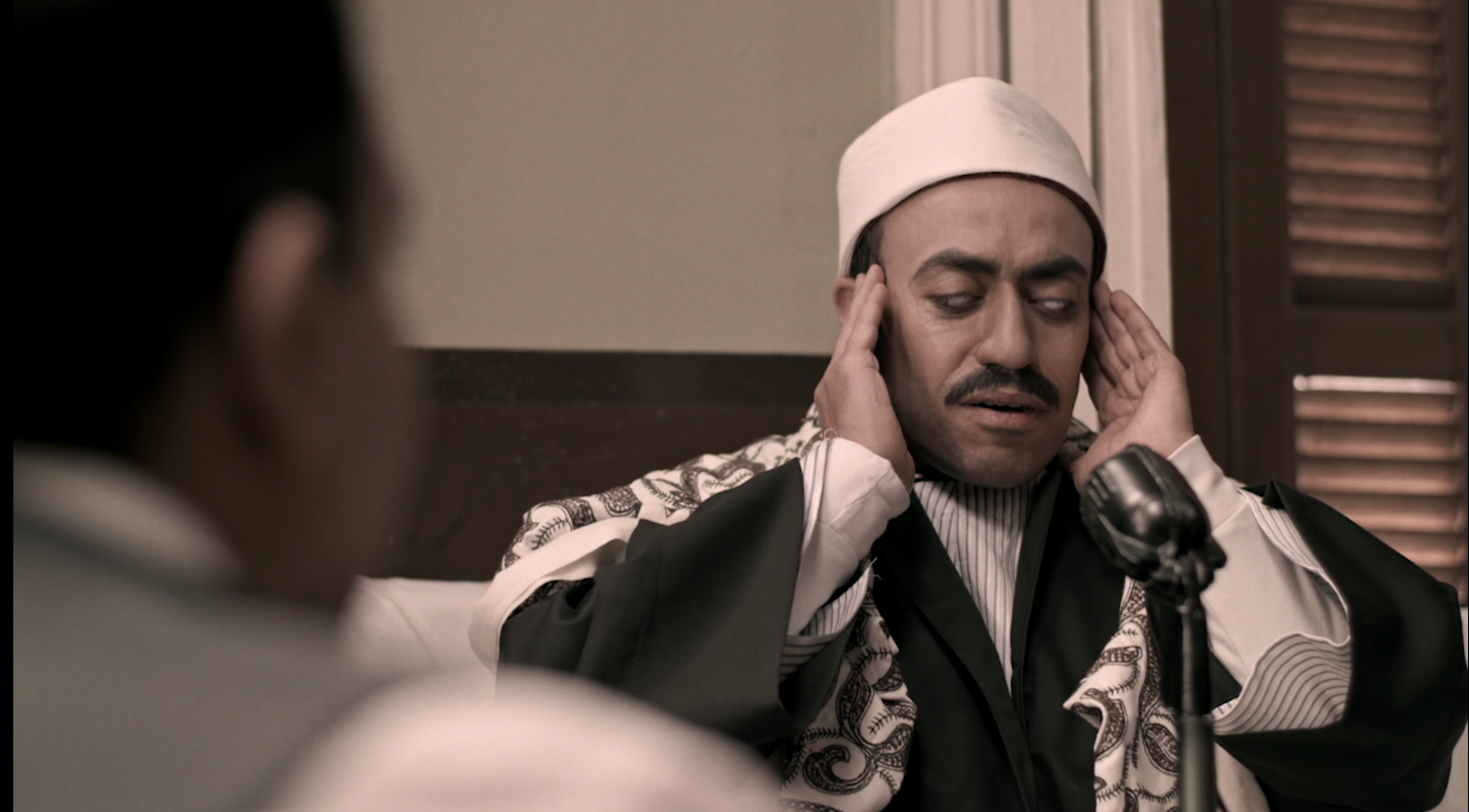 الشيخ رفعت يسجل القرآن في منزله