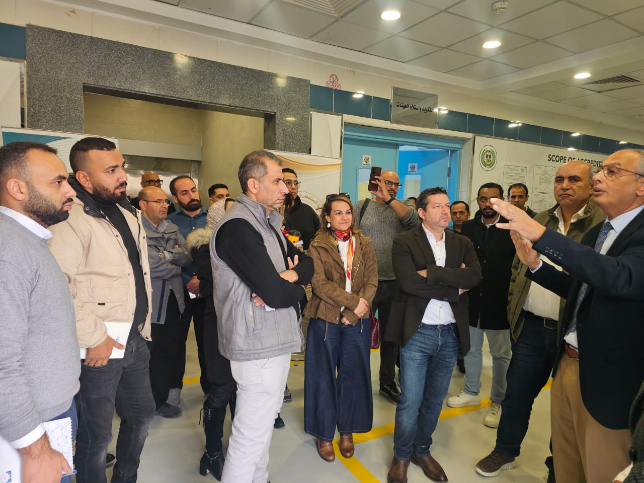 رئيس الرقابة على الصادرات يشرح أداء المعامل