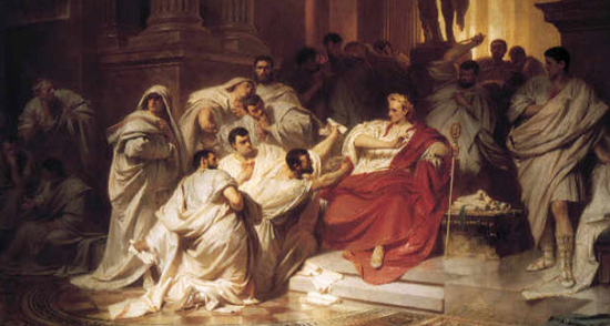 انتحار يوليوس قيصر