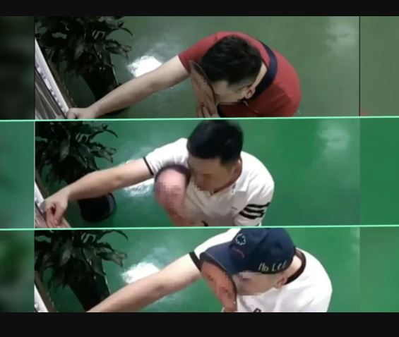 أٌقنعة لخداع نظام الحضور والانصراف فى احدى الشركات الصينية