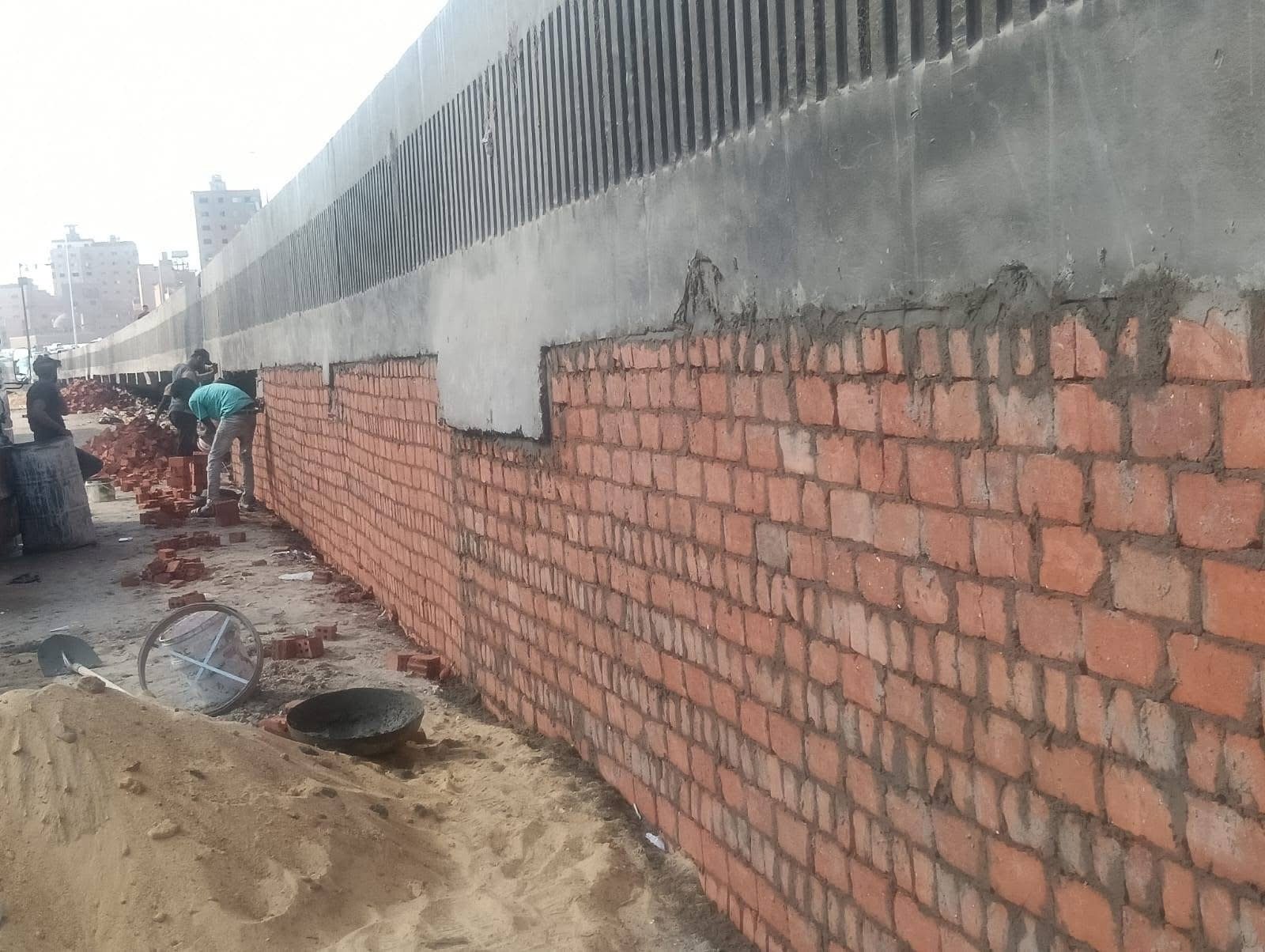 غلق الفراغات أسفل الدائرى (3)