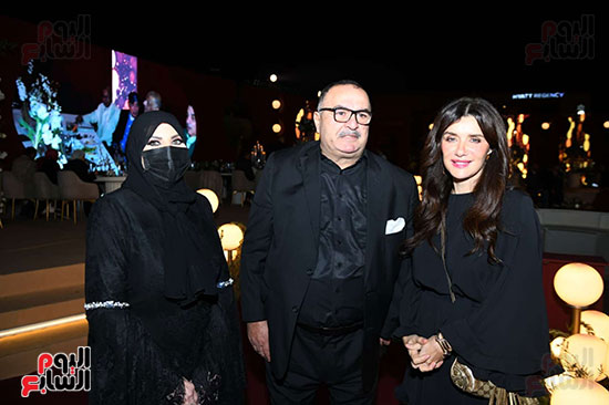 الفنانة غادة عادل والصحفي جمال العاصي في فرحة ابنة ربيع ياسين الفنانة غادة عادل والصحفي جمال العاصي في فرحة ابنة ربيع ياسين