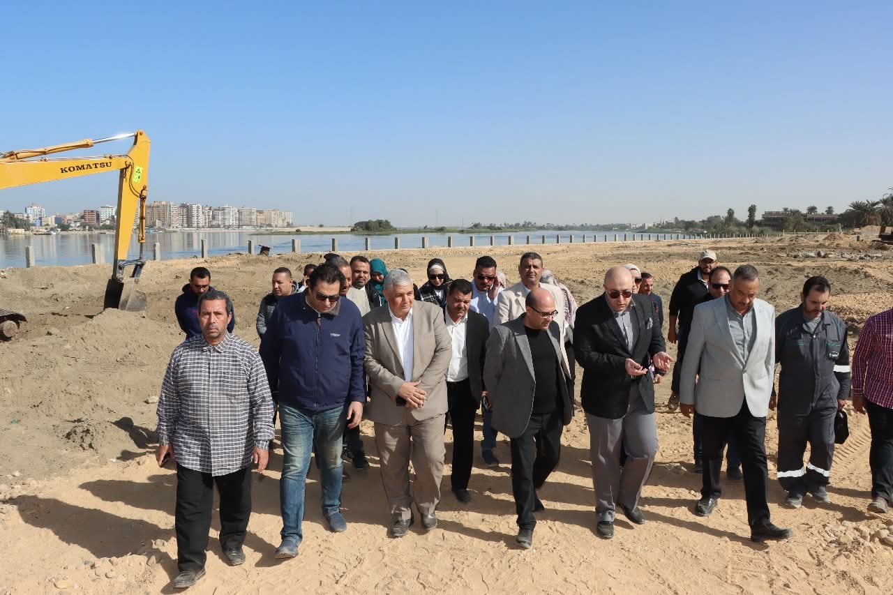 مواصلة أعمال تنفيذ المشروع