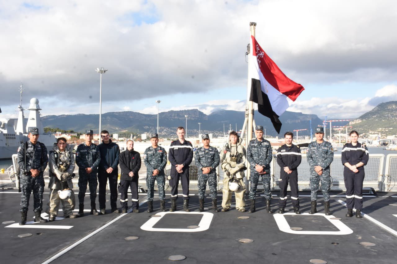 إنطلاق فعاليات التدريب البحرى المشترك المصرى الفرنسى (2)