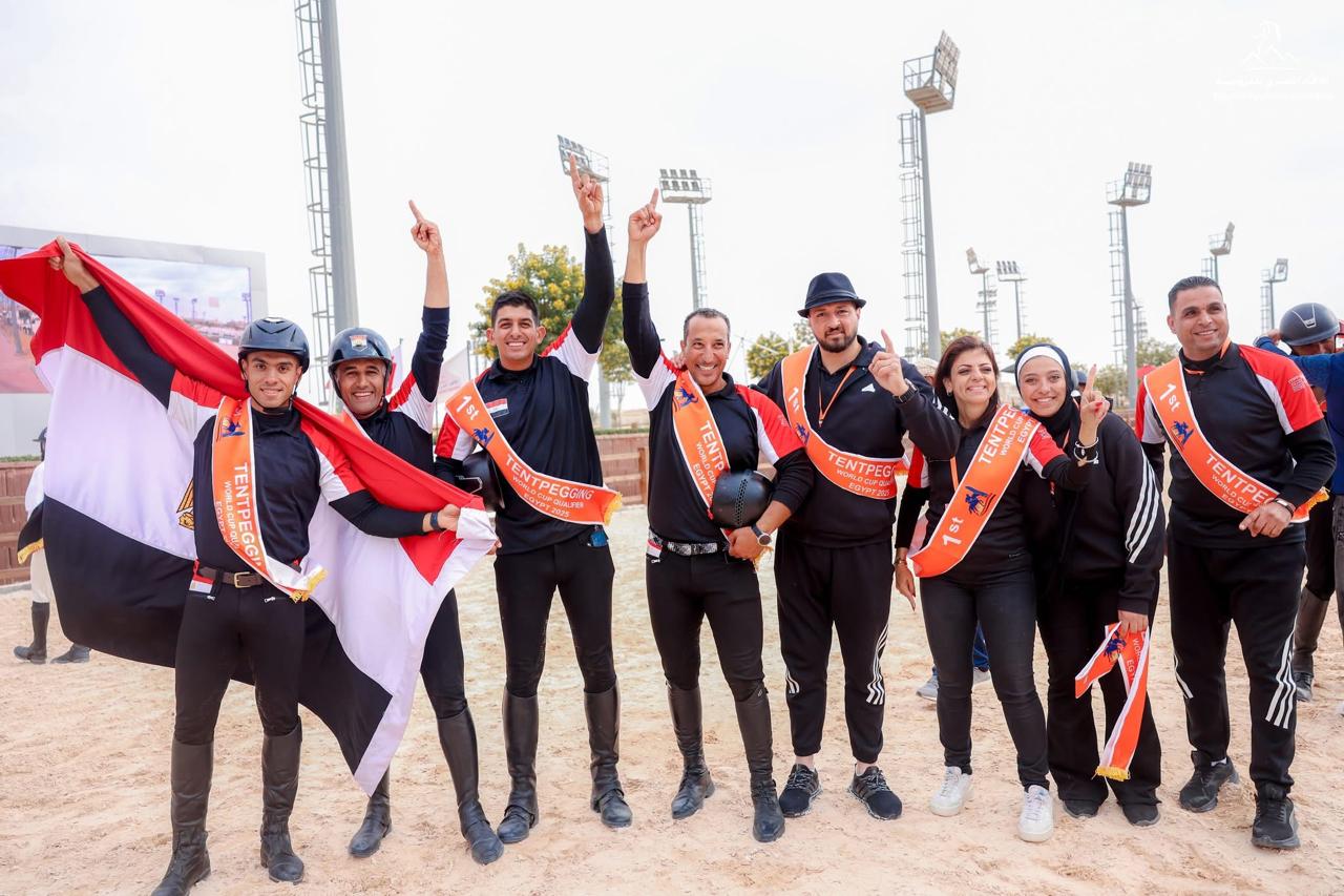 أبطال الفروسية المصريين