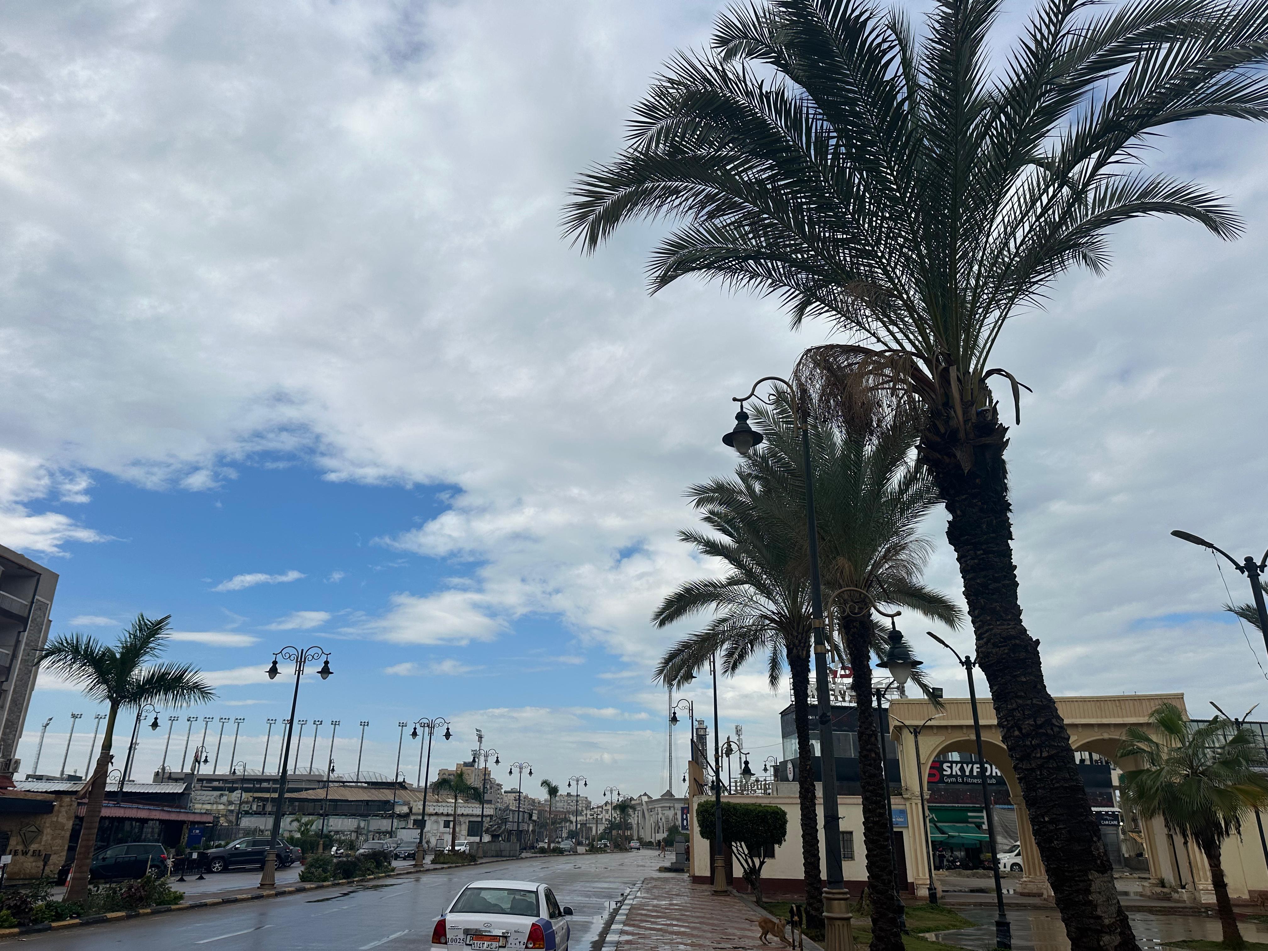 سماء بورسعيد خلال الامطار سماء بورسعيد خلال الامطار