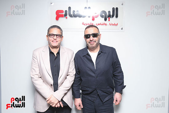 أحمد السقا مع رئيس تحرير اليوم السابع أحمد السقا مع رئيس تحرير اليوم السابع