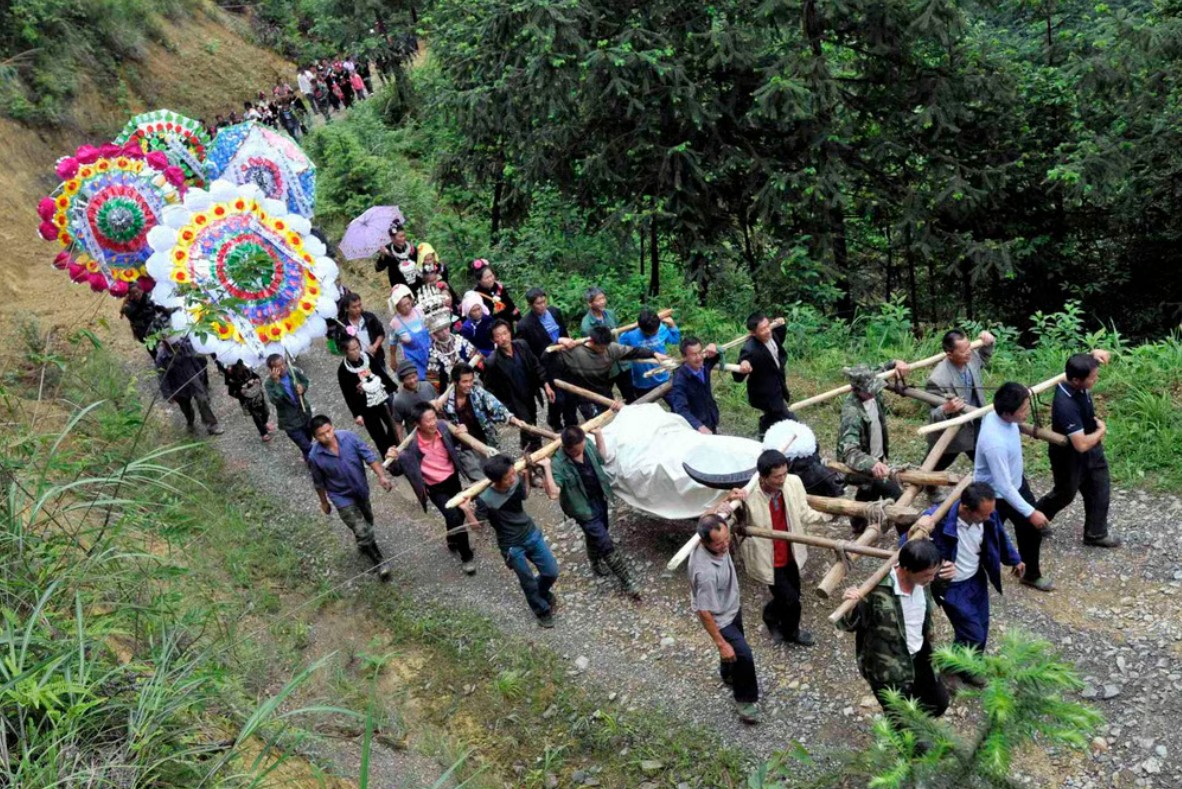 طقوس جنائزية صينية طقوس جنائزية صينية