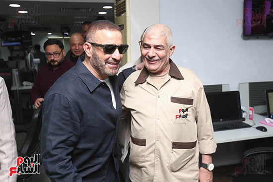 زيارة أحمد السقا لليوم السابع  (9)