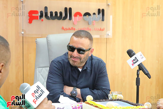 أحمد السقا خلال ندوة اليوم السابع أحمد السقا خلال ندوة اليوم السابع