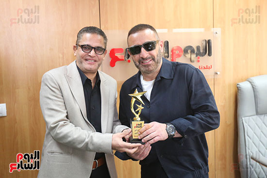 عبد الفتاح عبد المنعم رئيس تحرير اليوم السابع يكرم أحمد السقا