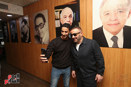 زيارة أحمد السقا لليوم السابع  (11)