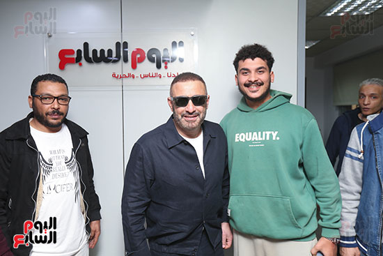 زيارة أحمد السقا لليوم السابع  (10)