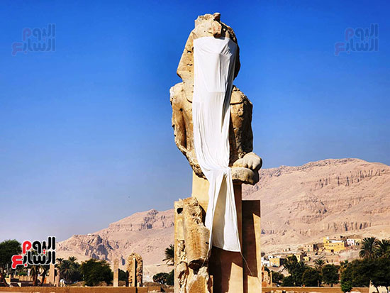 اسدال-الستار-عن-تمثال-أمنحتب-الثالث-بالجهة-الشمالية اسدال-الستار-عن-تمثال-أمنحتب-الثالث-بالجهة-الشمالية