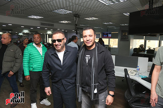 زيارة أحمد السقا لليوم السابع  (5)