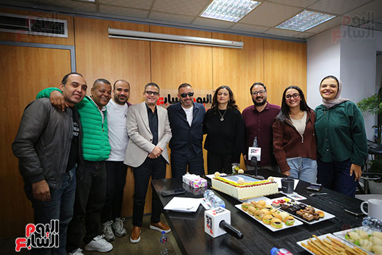 علا الشافعي وعبدالفتاح عبدالمنعم وقسم الفن مع الفنان أحمد السقا علا الشافعي وعبدالفتاح عبدالمنعم وقسم الفن مع الفنان أحمد السقا