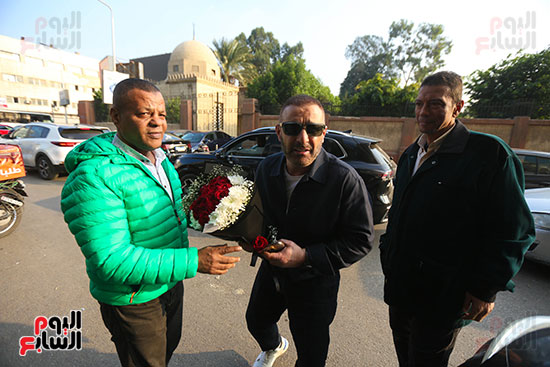 عادل عبد الله يستقبل أحمد السقا عادل عبد الله يستقبل أحمد السقا