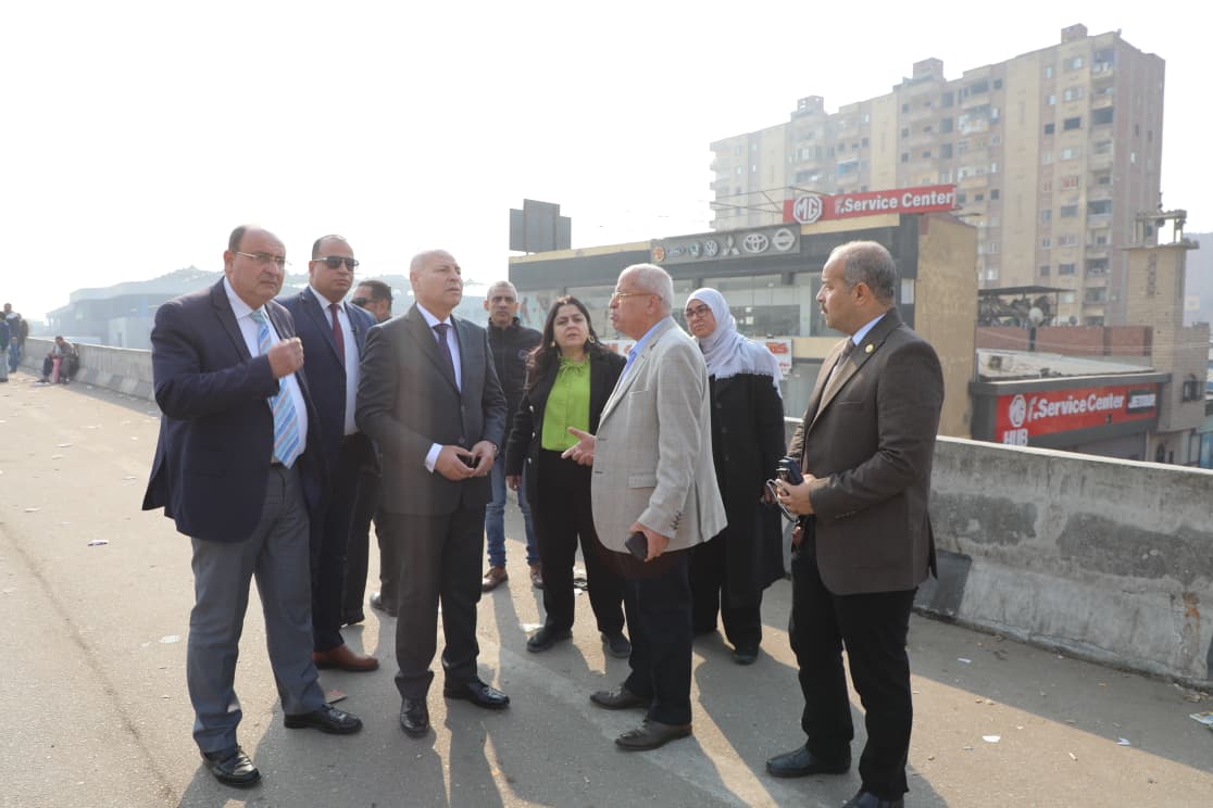 جولة لمحافظ القاهرة على الدائرى بالسلام (1)