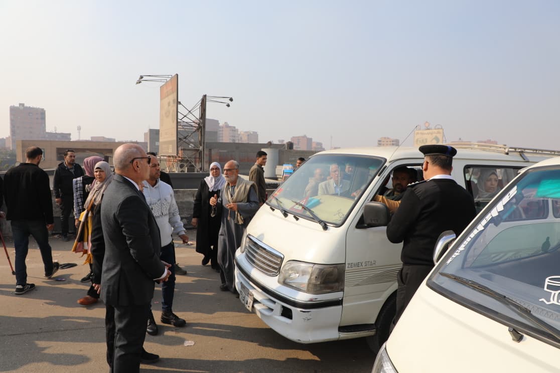 جولة لمحافظ القاهرة على الدائرى بالسلام (8)