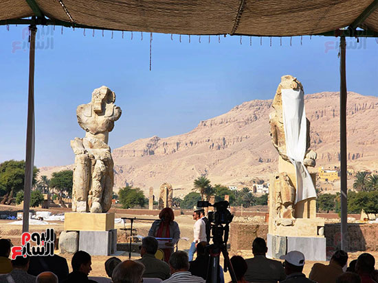 مؤتمر-عالمى-للكشف-عن-تمثالي-أمنحتب-الثالث مؤتمر-عالمى-للكشف-عن-تمثالي-أمنحتب-الثالث