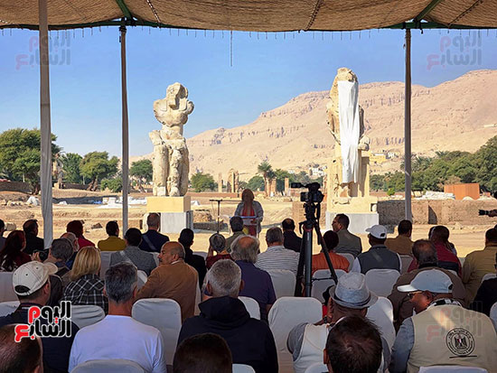 فعاليات-مؤتمر-عالمى-لكشف-نجاحات-تنصيب-التمثالين-لأمنحتب-الثالث فعاليات-مؤتمر-عالمى-لكشف-نجاحات-تنصيب-التمثالين-لأمنحتب-الثالث