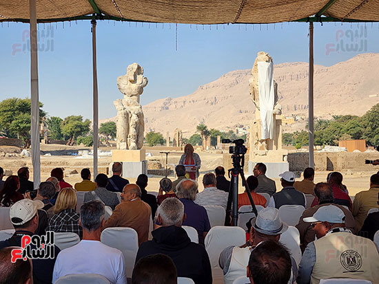  موقع تنصيب تماثيل أمنحتب الثالث (4)