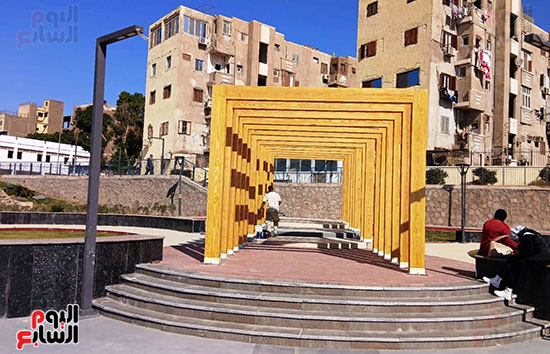 جانب من كورنيش النيل بقنا جانب من كورنيش النيل بقنا