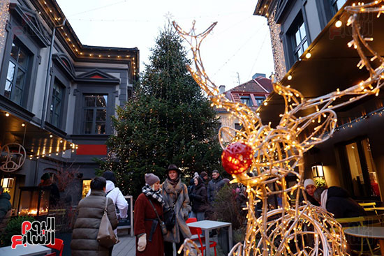 زينة عيد الميلاد فى شوارع فيلنيوس زينة عيد الميلاد فى شوارع فيلنيوس