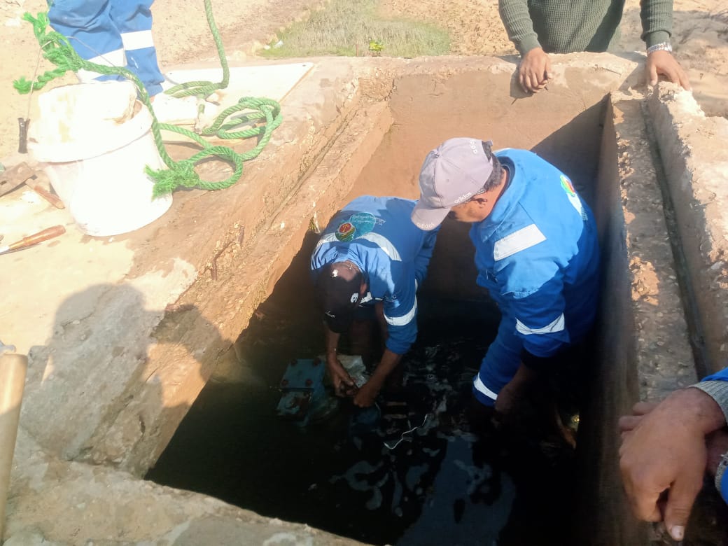 اصلاح كسر مفاجئ بمنطقة كوبرى السلام اصلاح كسر مفاجئ بمنطقة كوبرى السلام