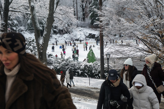 تساقط كثيف للثلوج في نيويورك  (6)