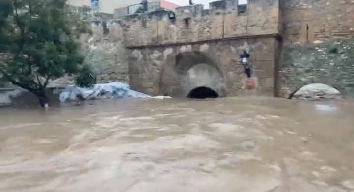 جانب من الفيضانات فى المغرب