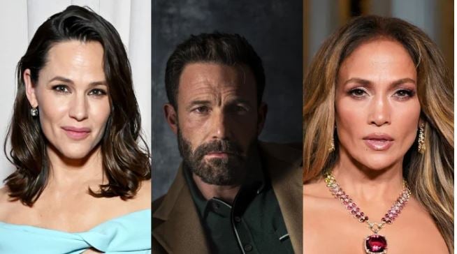 جينيفر لوبيز وبن افليك وجينفر جارنر