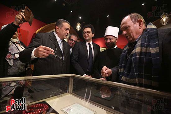 وزير الثقافة ووزير الأوقاف في المتحف