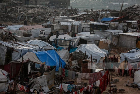 الخيام في غزة