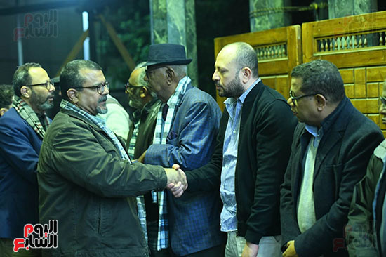 عزاء الناشر محمد هاشم بمسجد عمر مكرم (3)